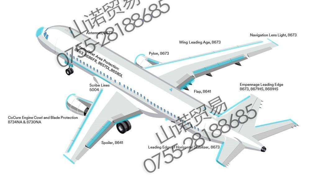 3M航空保护膜在飞机上的应用.jpg